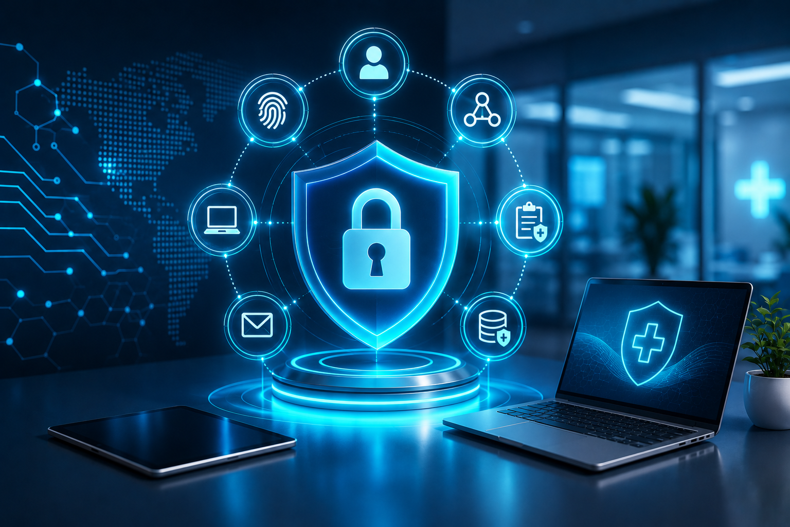 Healthcare cybersecurity protection